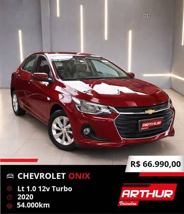 CHEVROLET ONIX 1.0 TURBO FLEX LT AUTOMÁTICO